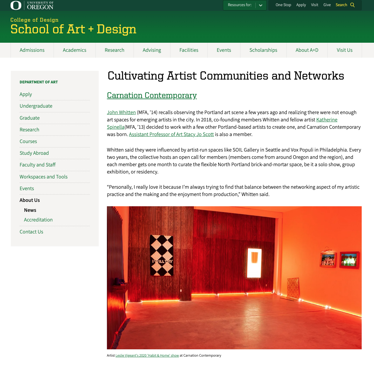 Cultivating Artist Communities and Networks