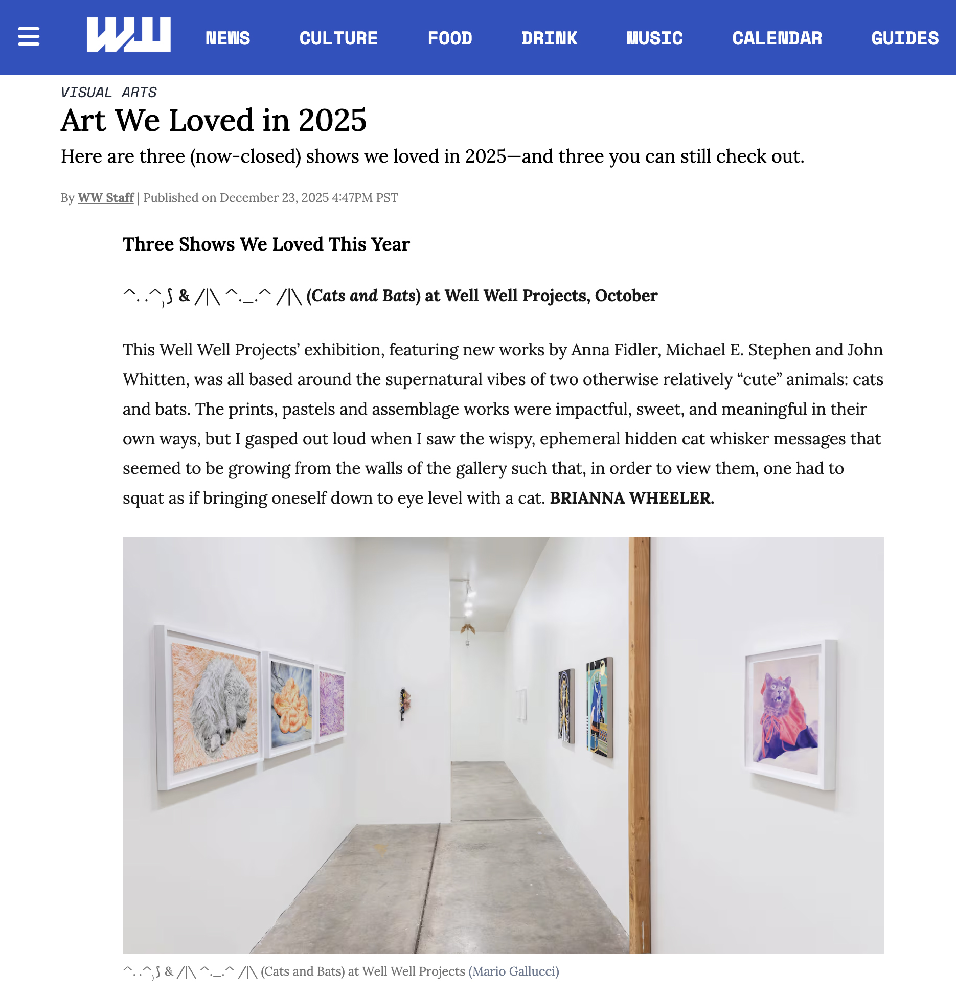 ₍^. .^₎⟆ & /|\ ^._.^ /|\ is Willamette Week's top 3 favorite shows of 2025